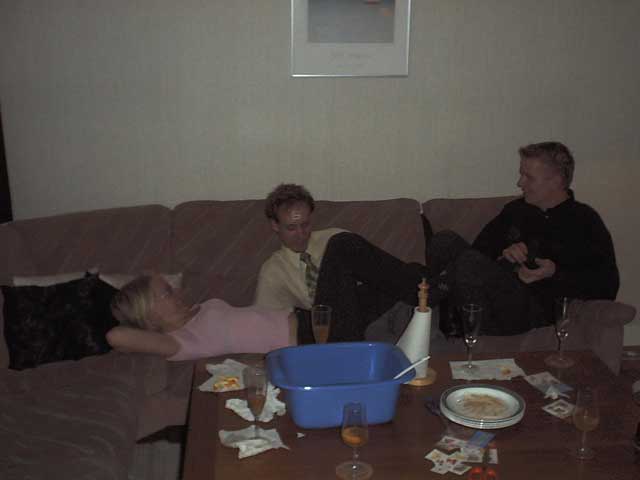 Påskmiddag hos Daniel & Jenny 2002