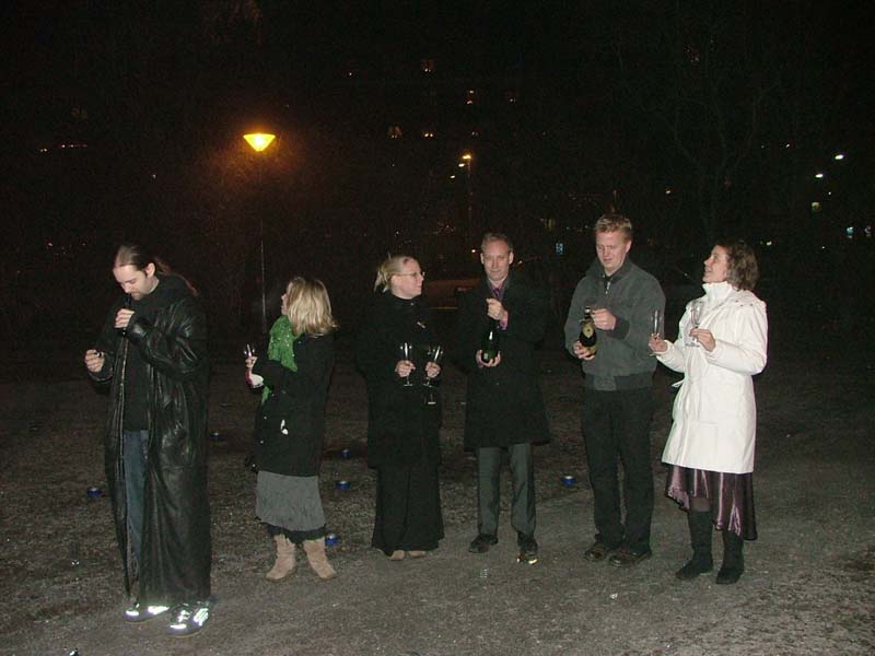 Nyårsfest hos D&J 2004