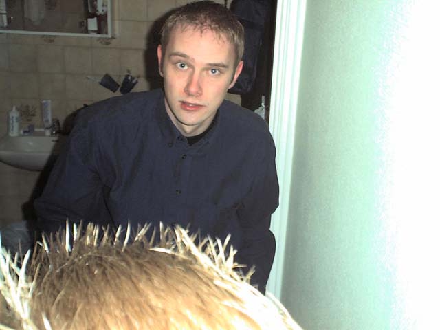 Nyår hos Daniel och Jenny 2002