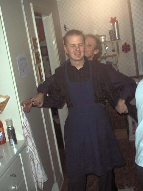 Nyår hos Daniel och Jenny 2002