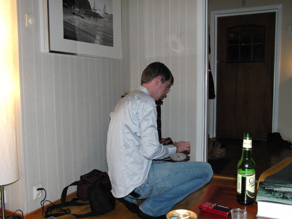 Nyårsfest hos Magnus i Kumla