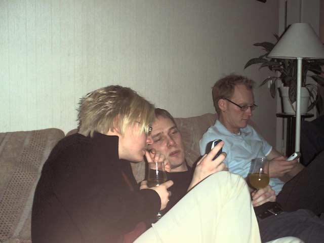 Nyår hos Daniel och Jenny 2002