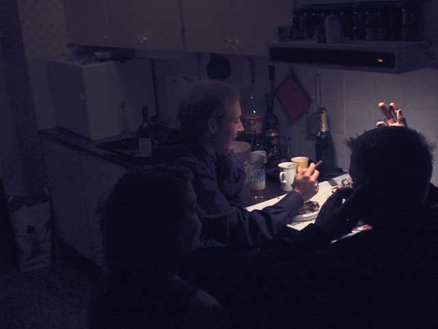 Nyår hos Daniel och Jenny 2002
