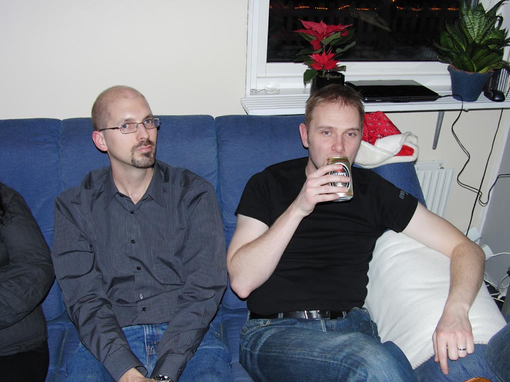Julfest hos Mats och Lena
