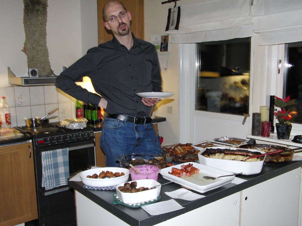 Julfest hos Mats och Lena
