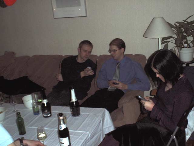Nyår hos Daniel och Jenny 2002