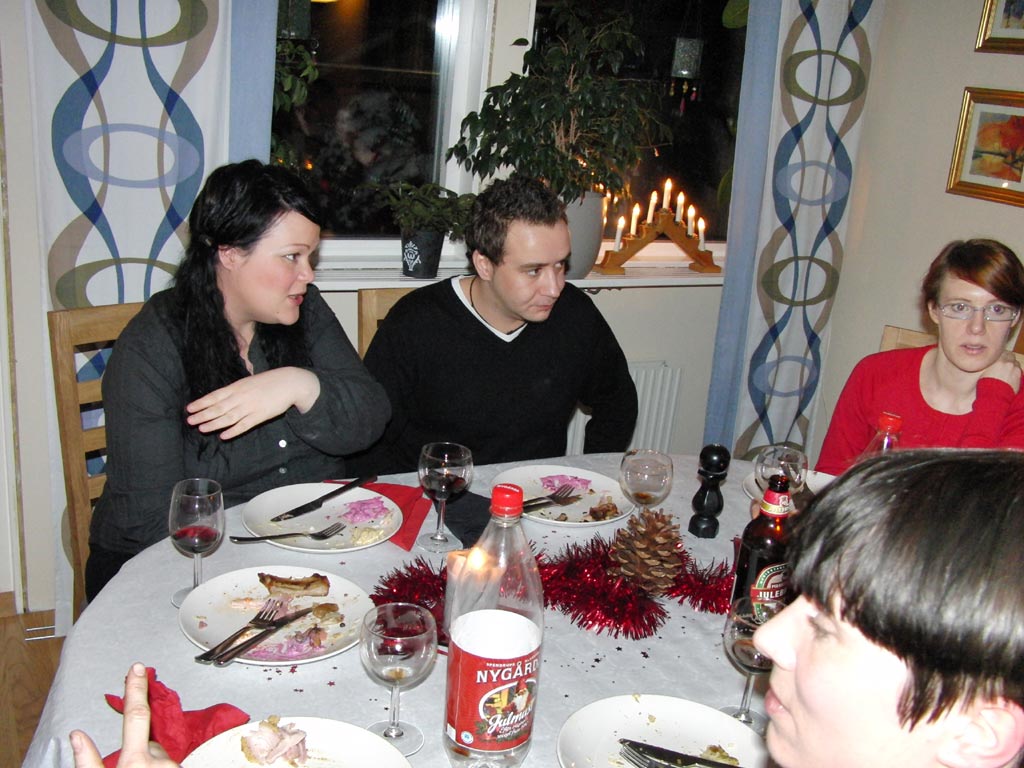 Julfest hos Mats och Lena