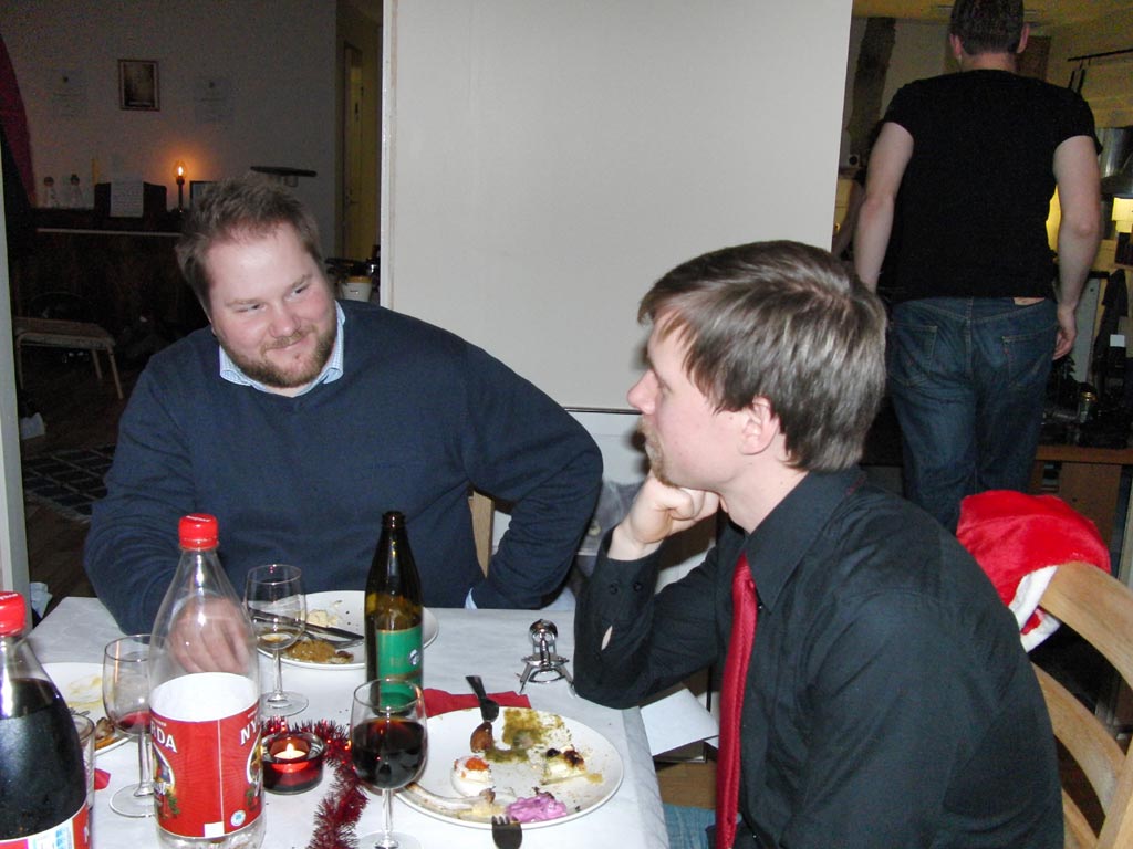 Julfest hos Mats och Lena