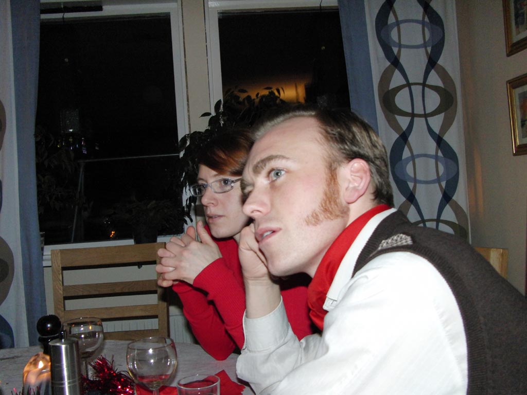 Julfest hos Mats och Lena