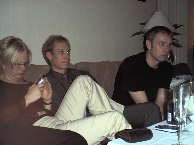 Nyår hos Daniel och Jenny 2002