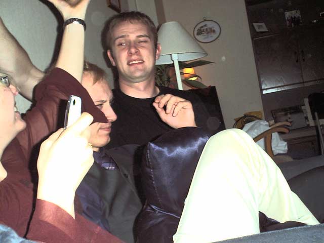 Nyår hos Daniel och Jenny 2002