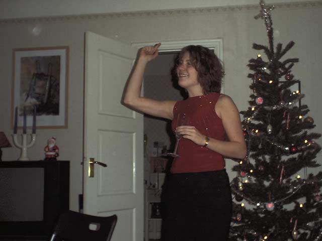 Nyår hos Daniel och Jenny 2002