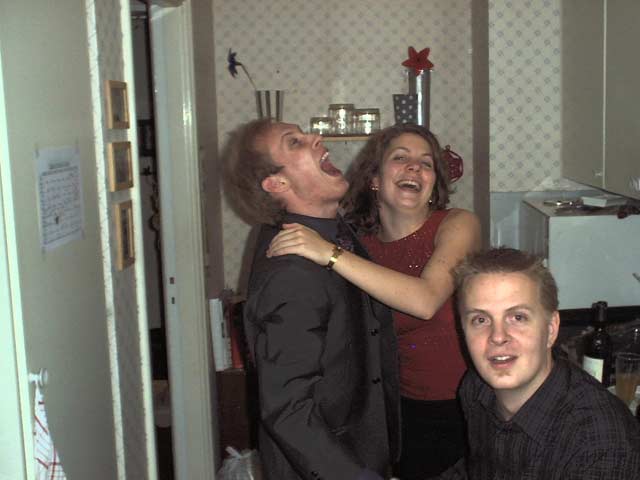 Nyår hos Daniel och Jenny 2002