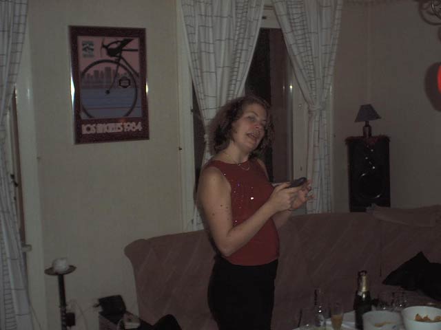 Nyår hos Daniel och Jenny 2002