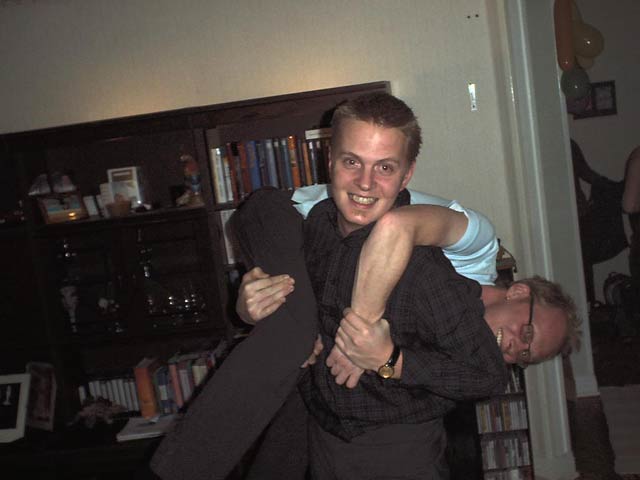 Nyår hos Daniel och Jenny 2002