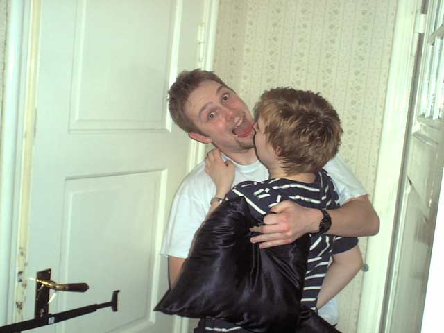 Påskmiddag hos Daniel och Jenny 2001