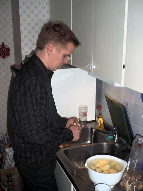 Nyår hos Daniel och Jenny 2003