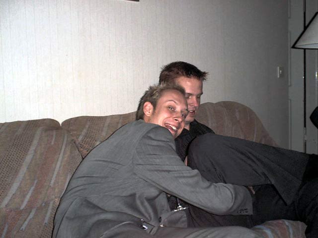 Nyår hos Daniel och Jenny 2003