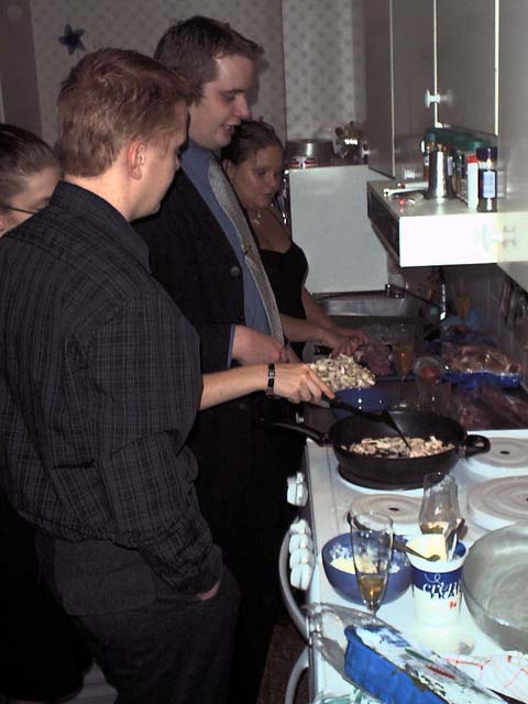 Nyår hos Daniel och Jenny 2003
