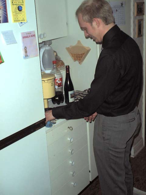 Nyår hos Daniel och Jenny 2003