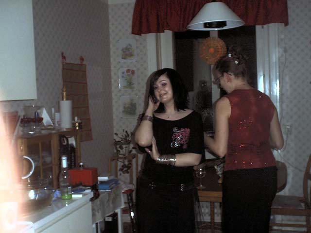 Nyår hos Daniel och Jenny 2003
