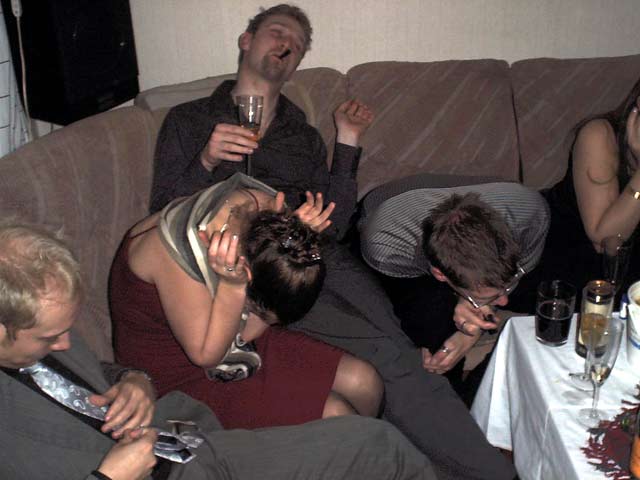 Nyår hos Daniel och Jenny 2003