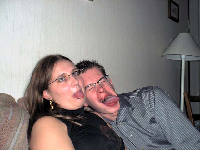 Nyår hos Daniel och Jenny 2003