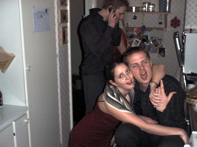 Nyår hos Daniel och Jenny 2003