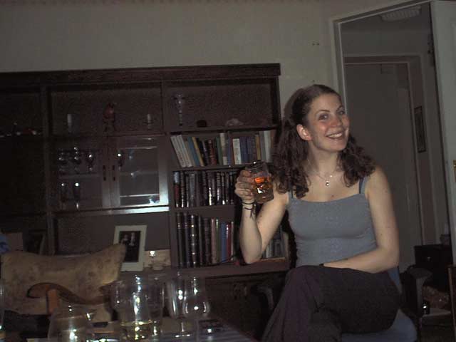 Påskmiddag hos Daniel och Jenny 2001