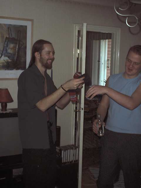 Påskmiddag hos Daniel & Jenny 2002