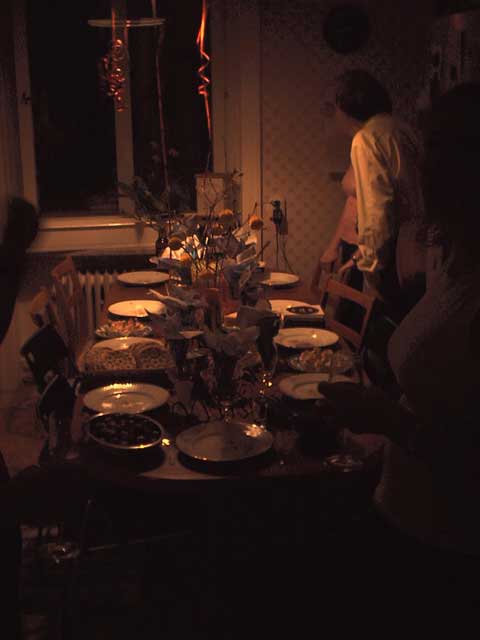 Påskmiddag hos Daniel & Jenny 2002