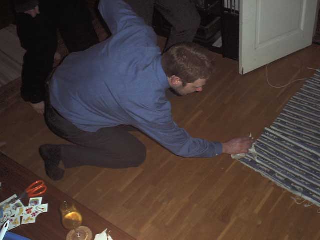 Påskmiddag hos Daniel & Jenny 2002